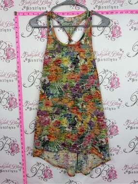 OP Women's Multicolor Floral Racerback Tank